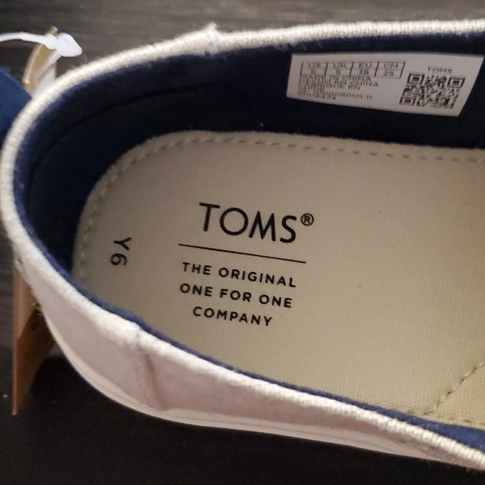 TOMS YOUTH CORDONES CUPSOLE - DRIZZLE GREY CHAMBRAY